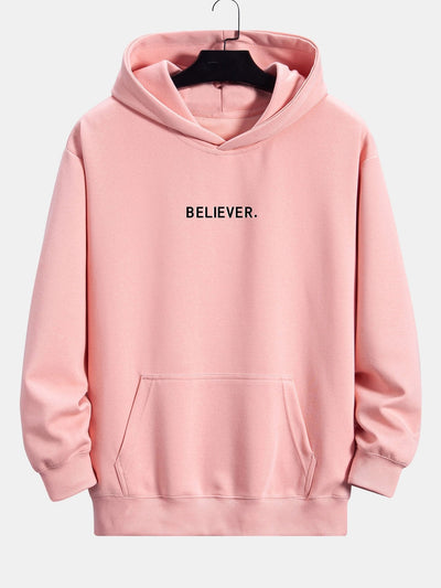Malik | Believer Print Relax Fit Hoodie