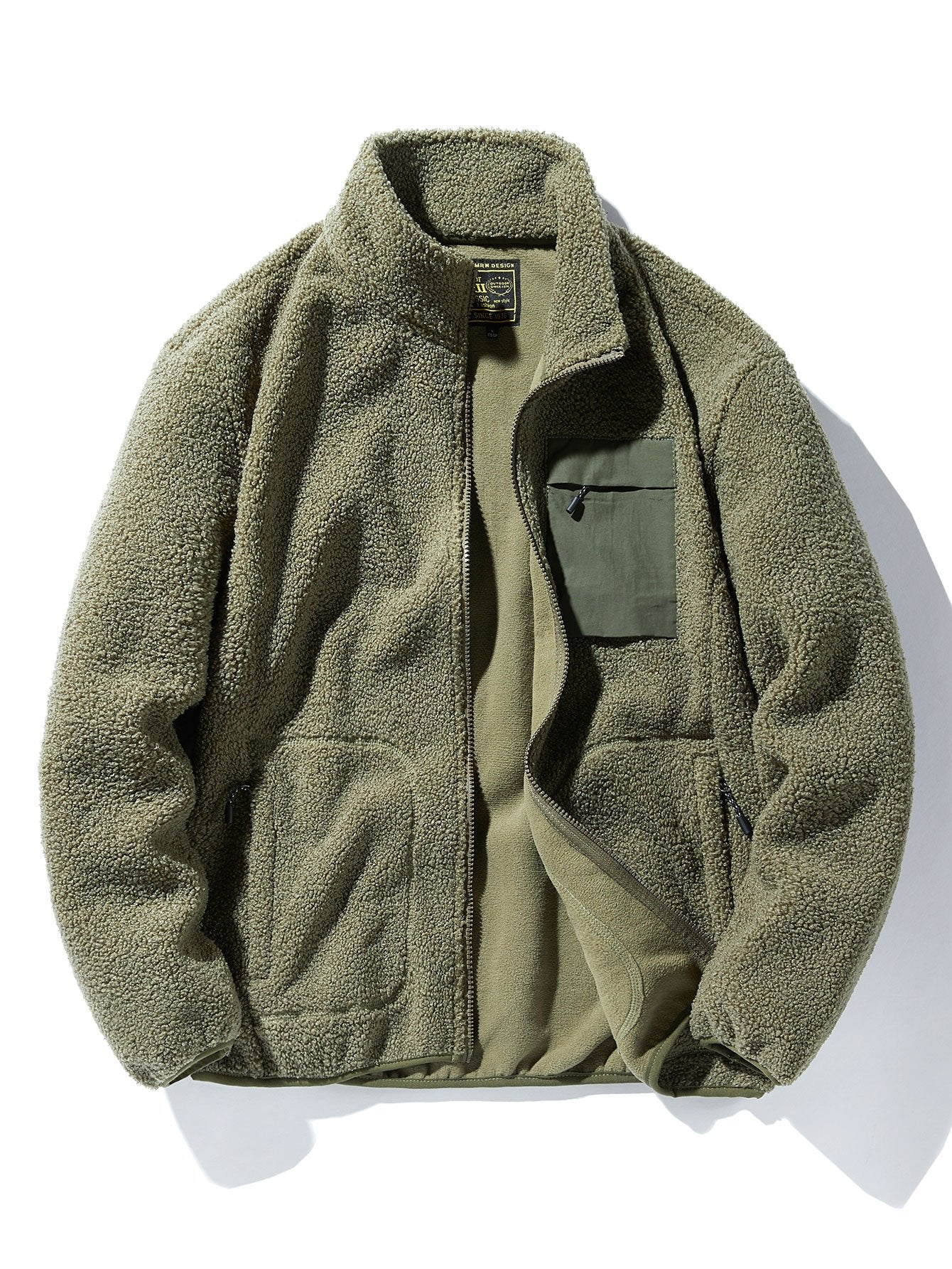 Easton | Teddy Fleece Zip Up Coat