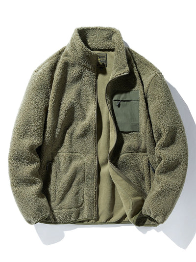 Easton | Teddy Fleece Zip Up Coat