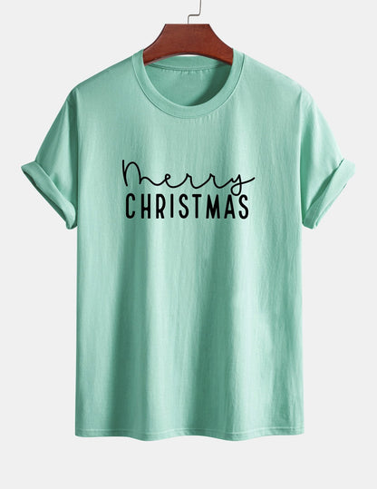 Adelmo® | Christmas Print Cotton T-Shirt