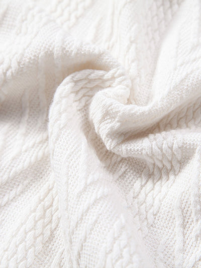 Bruno® | Knitted Geometric Jacquard Polo Shirt