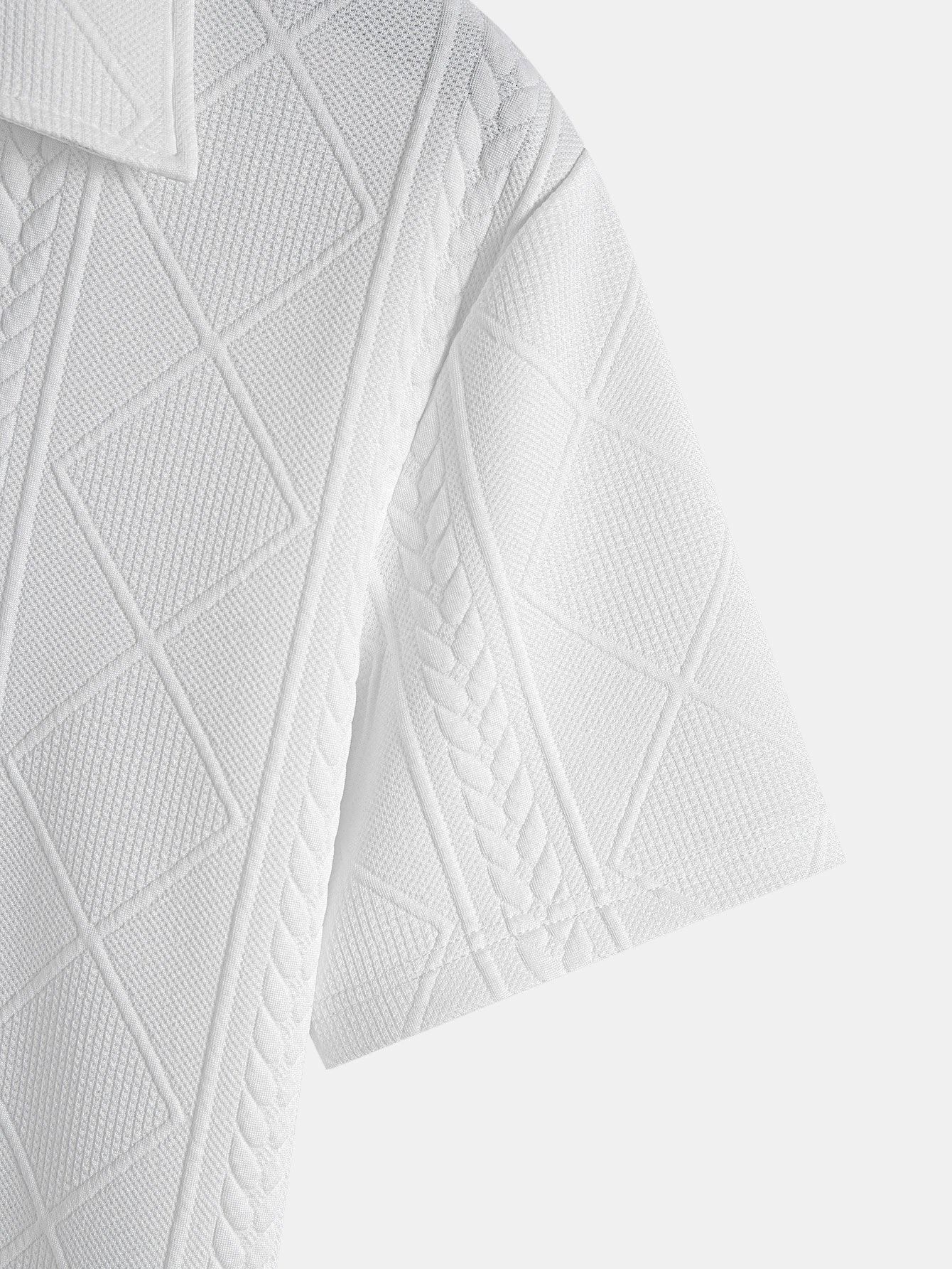 Xavier | Geometric Jacquard Polo