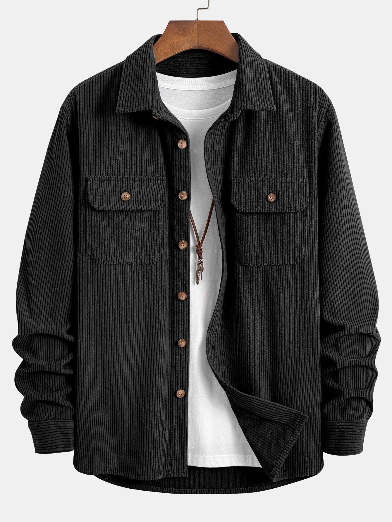 Albie® | Double Pocket Corduroy Shirt