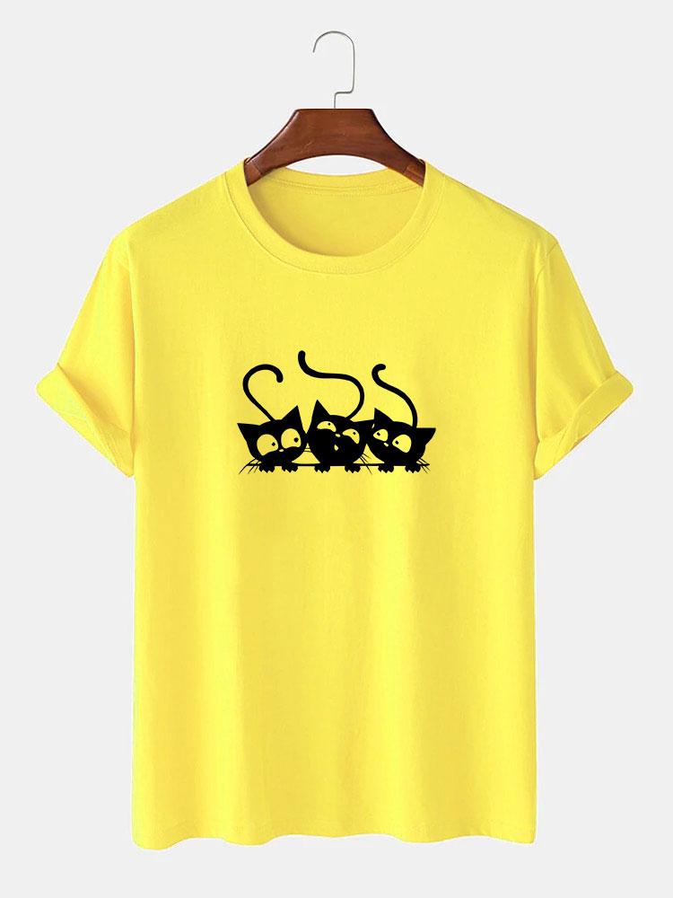 Jake® | Three Kittens Print T-Shirt