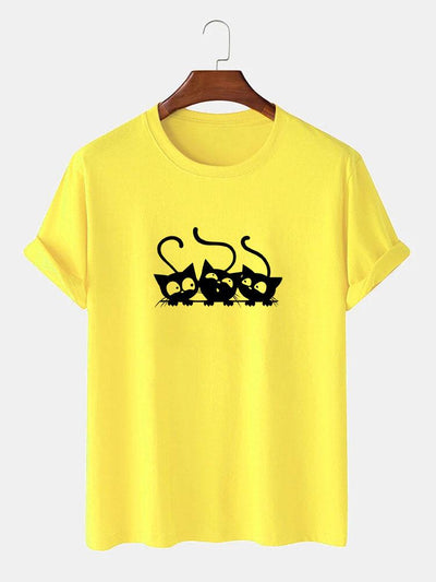 Jake® | Three Kittens Print T-Shirt