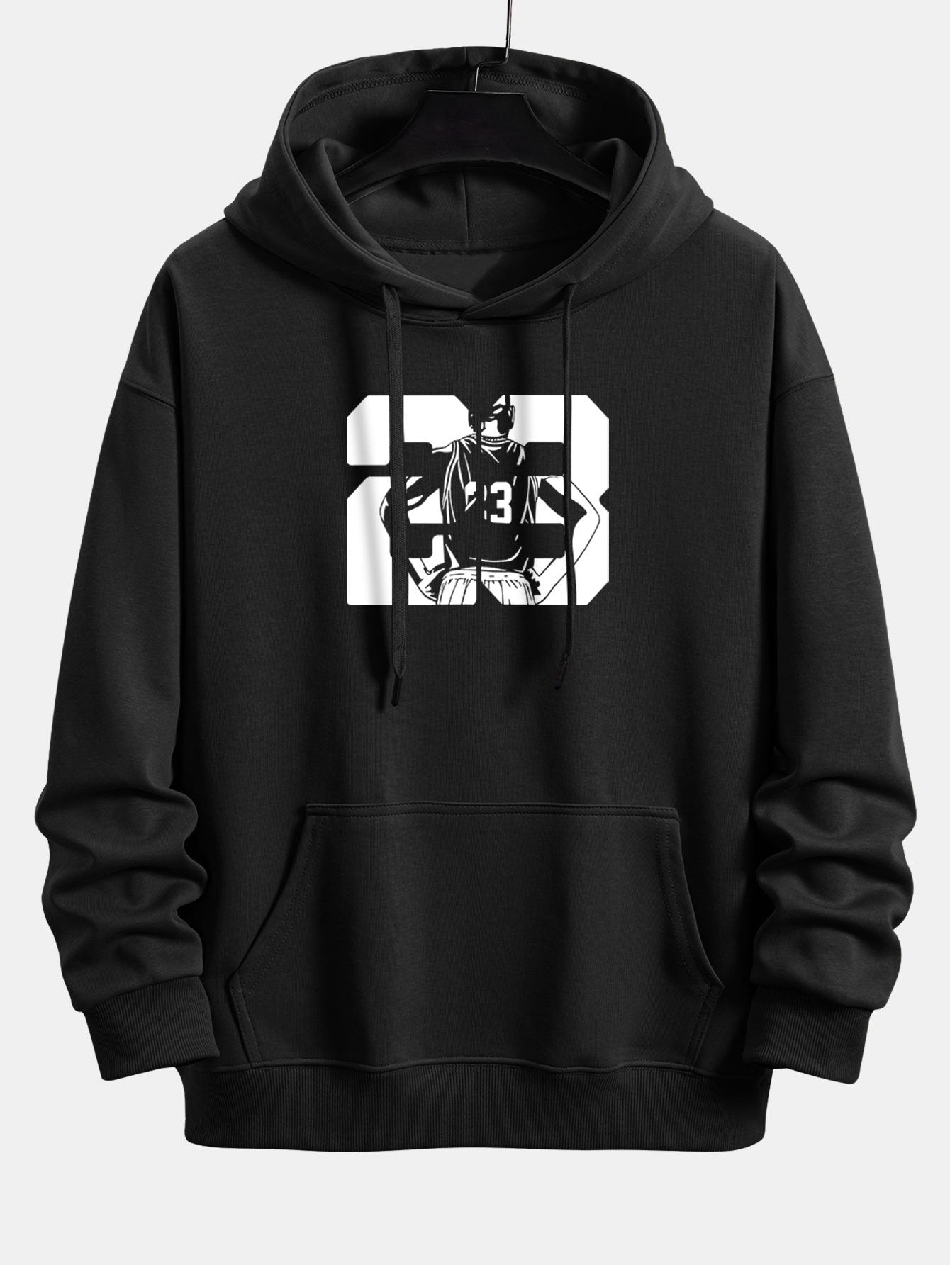 Peter | Number 23 Print Relax Fit Hoodie