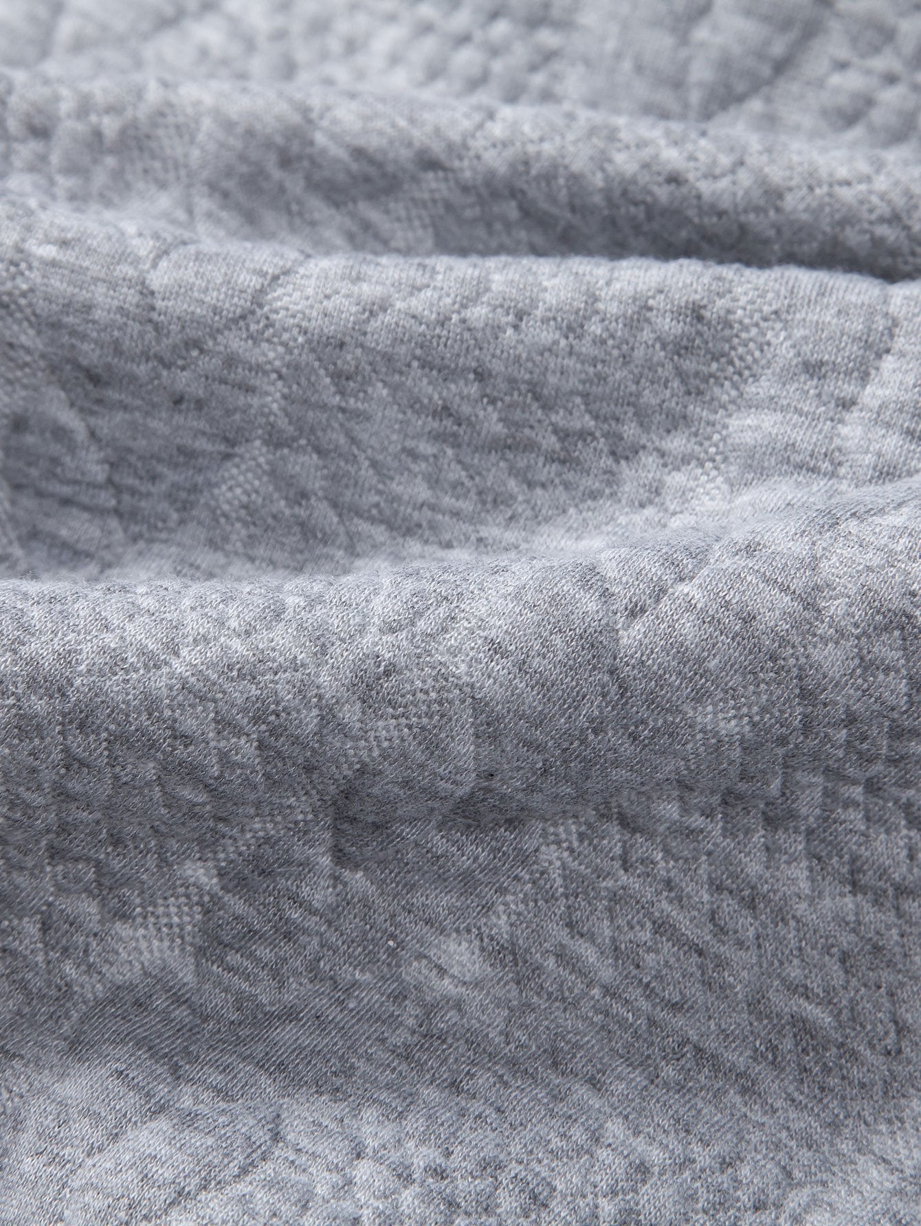 Bruce | Relax Fit Wheat Jacquard Hoodie