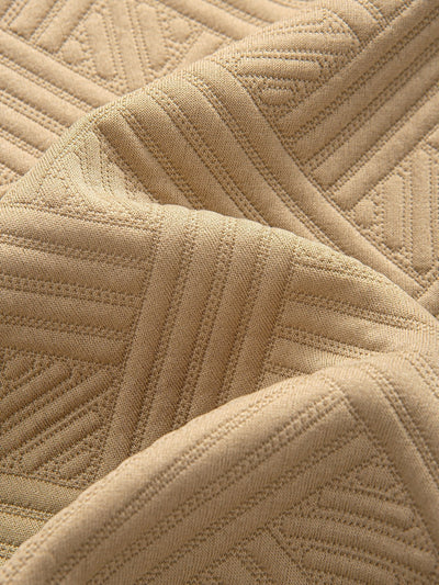 Amadeo® | Striped Jacquard Button Up Shirt