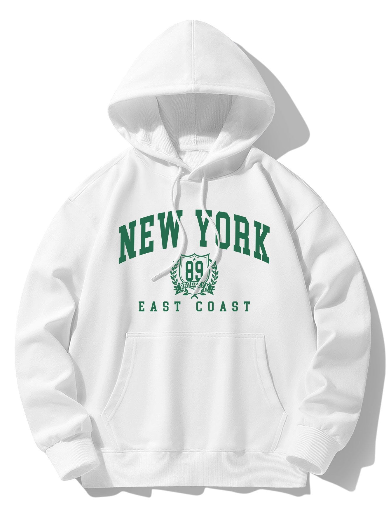 Manuel | New York Varsity Print Cotton Blend Hoodie