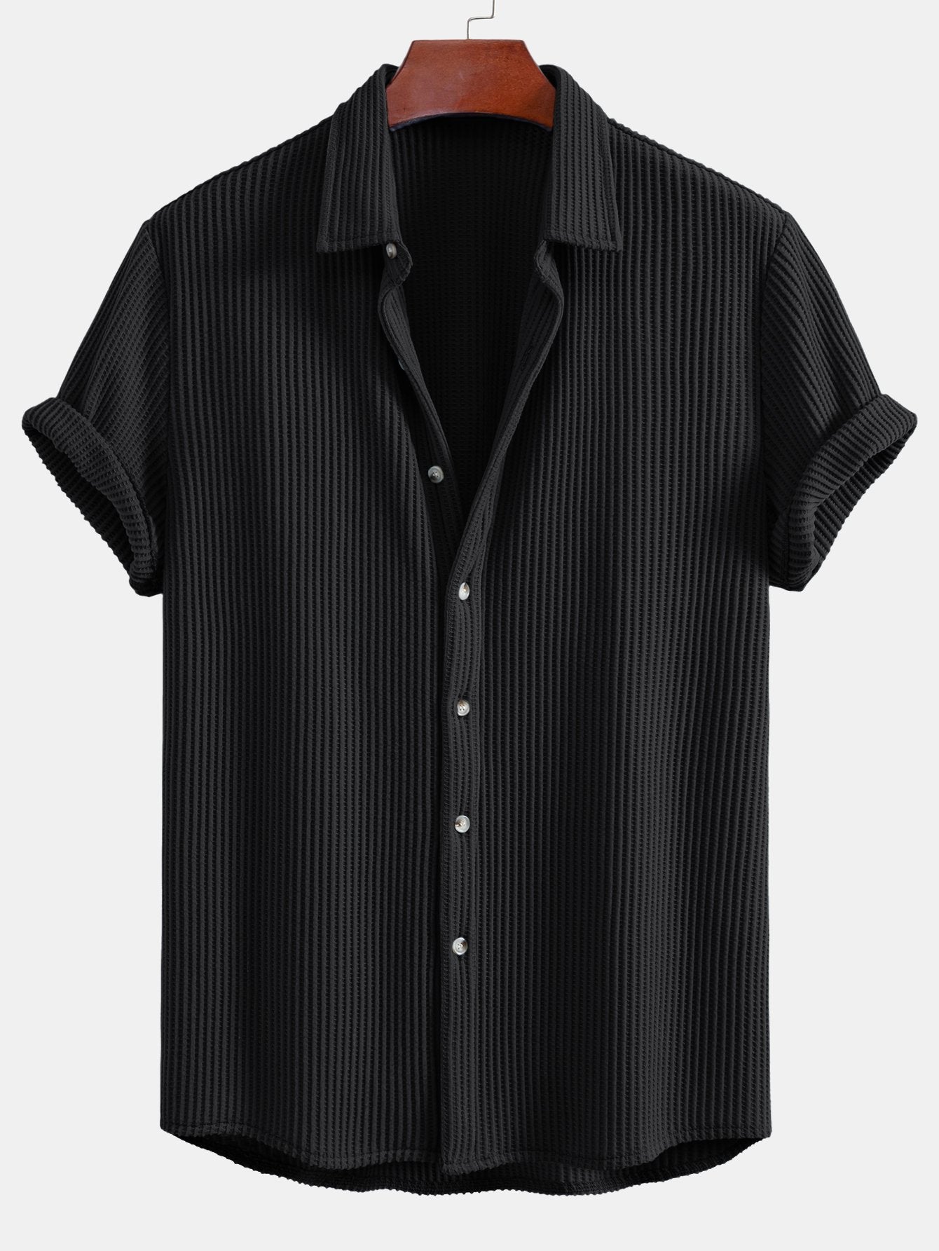 Zane® | Waffle Button Up Shirt