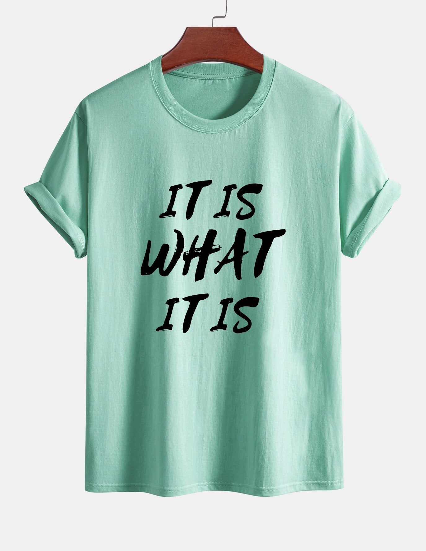 Ulrico® | It Is What It Is Print Cotton T-Shirt
