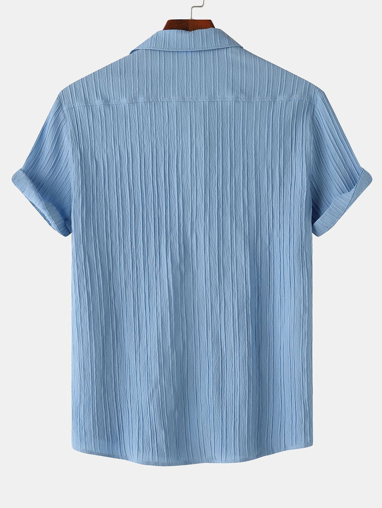 Yerai® | Textured Button Up Shirt