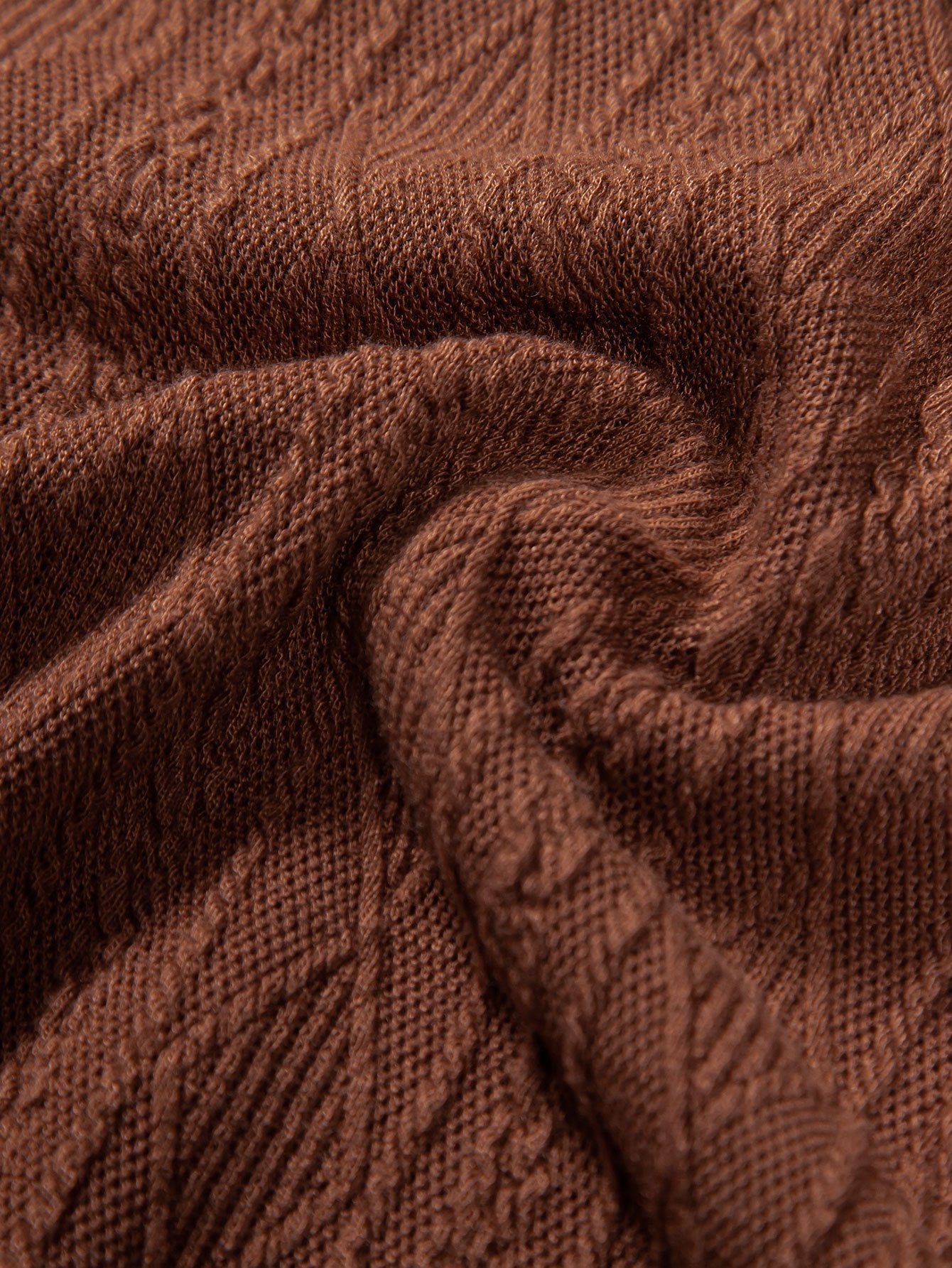 Claudio® | Knitted Rhombus Geometric Jacquard Polo