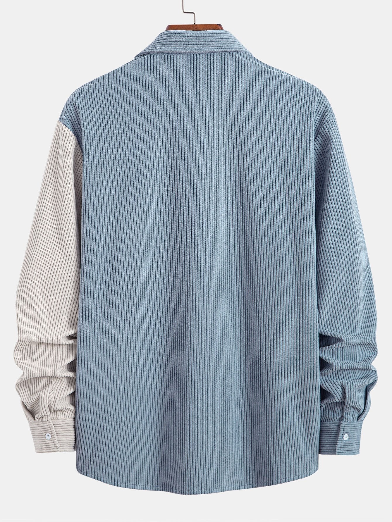Zion® | Two Tone Corduroy Button Up Shirt