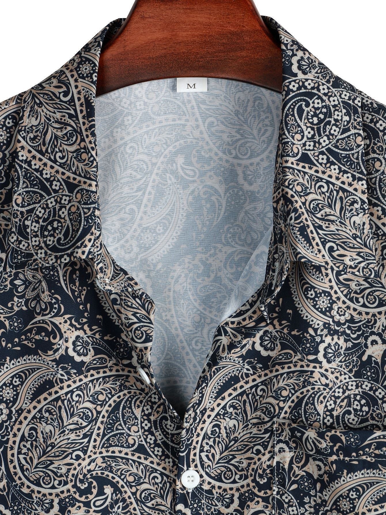 Asser® | Paisley Print Button Up Shirt