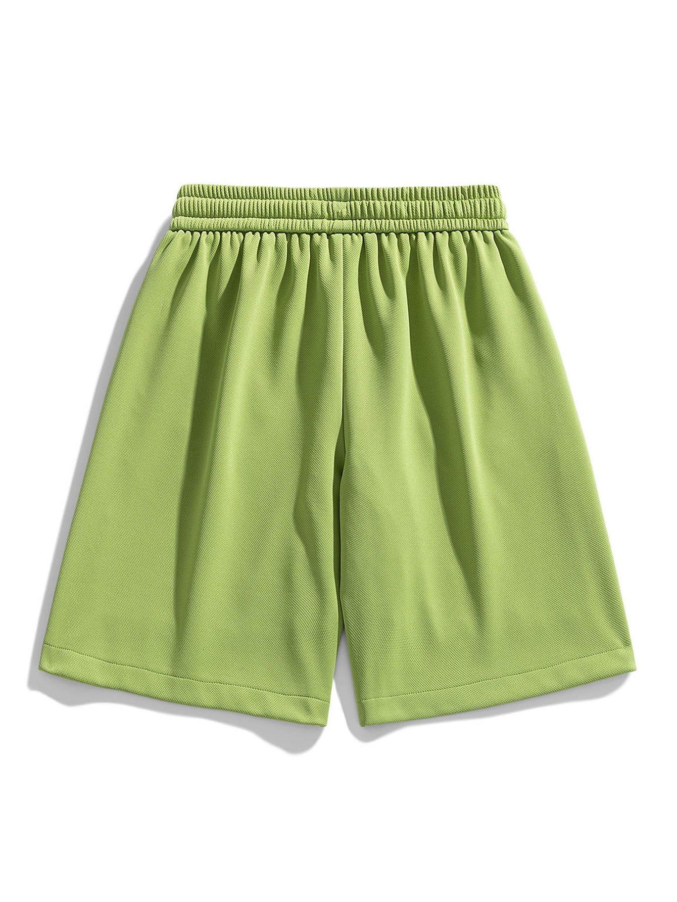 Nicanor | Basic Textured Drawstring Shorts