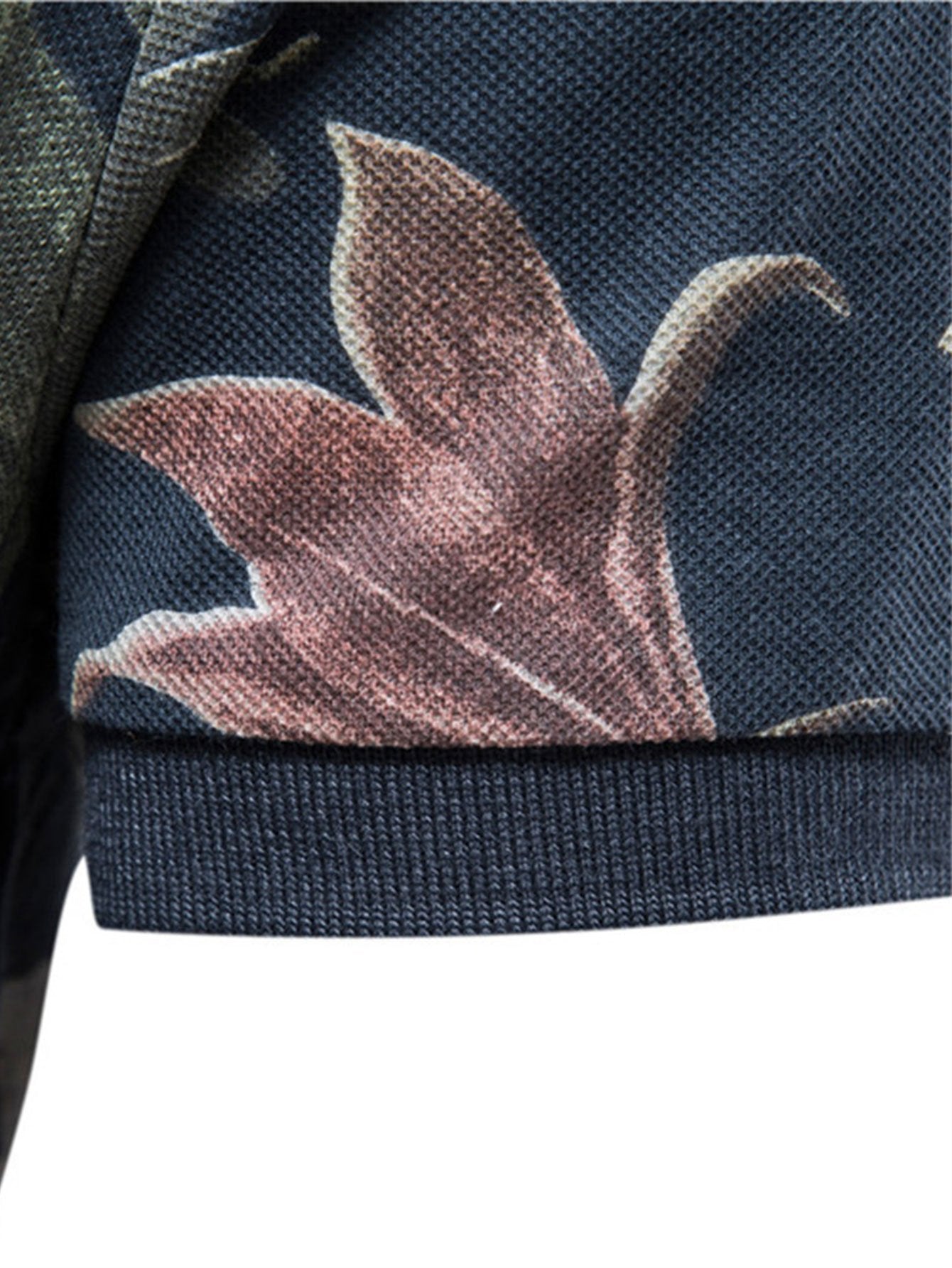 Donato® | Tropical Print Polo Shirt