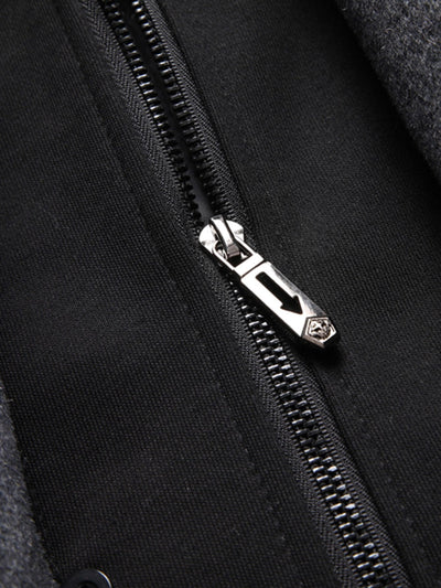 Sterling | Detachable Hooded Woolen Overcoat