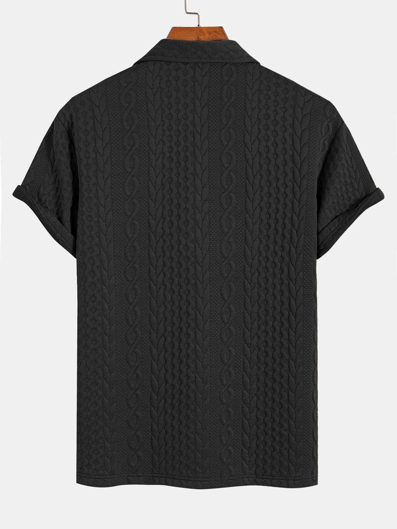 Todd® | Twist Textured Jacquard Polo