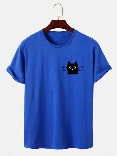 Ivan® | Cat Face Print T-Shirt