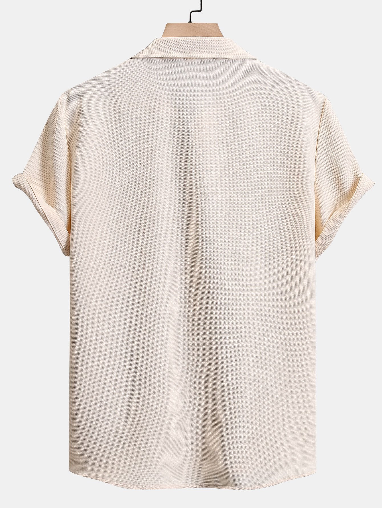 Astarte® | Waffle Polo Collar Shirt