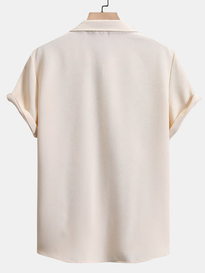 Astarte® | Waffle Polo Collar Shirt