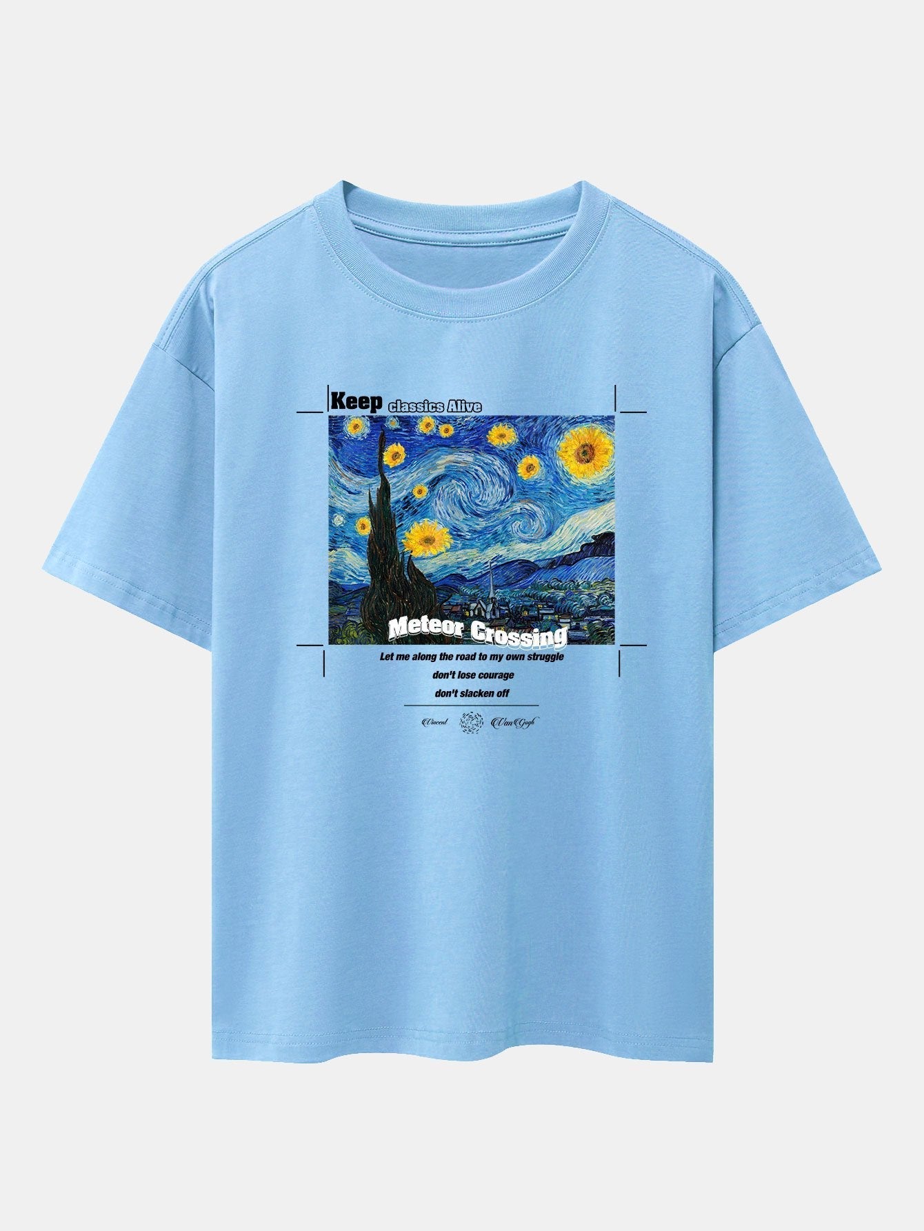 Aegon® | Abstract Painting Print Drop Shoulder Oversize T-Shirt