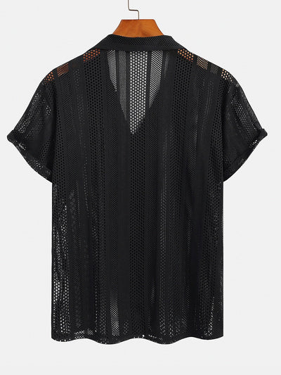Arunas® | Mesh Textured Shirt