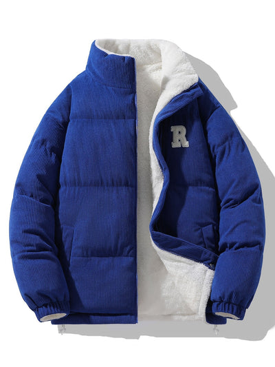 Guillermo | Reversible Teddy Fleece Corduroy Coat