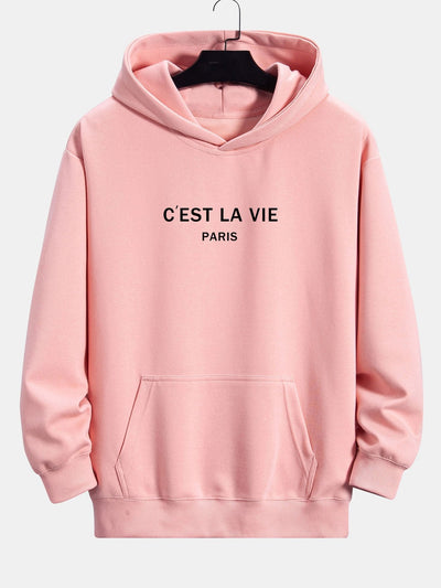 Gus | Paris Print Relax Fit Hoodie