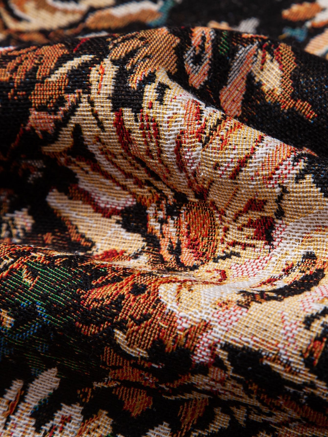 Tobías® | Painted Floral Jacquard Cuban Shirt