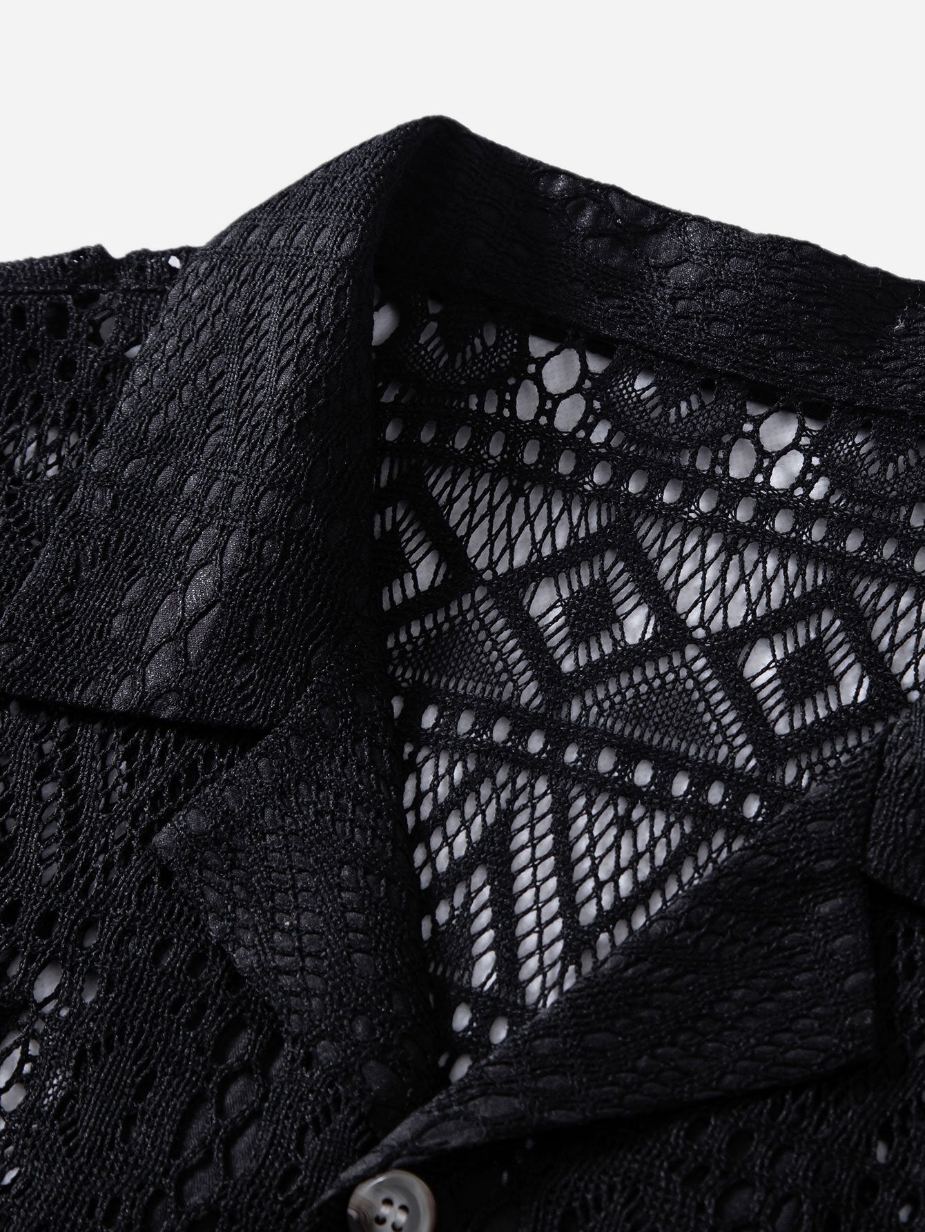 Erik® | Short Sleeve Geometry Textured Cuban Shirt