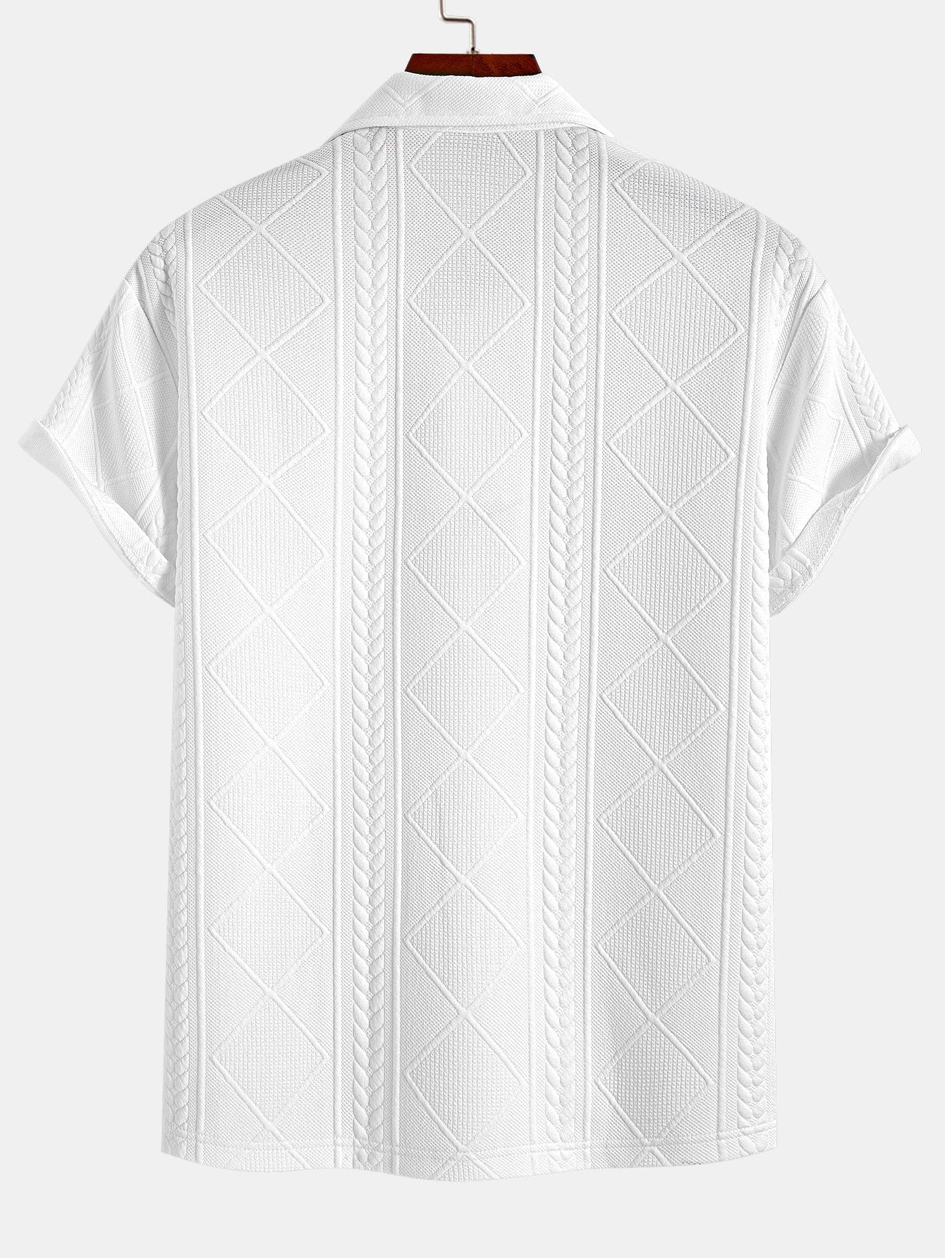 Xavier | Geometric Jacquard Polo