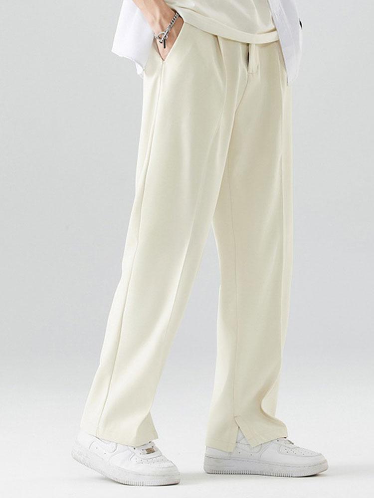 Baladeva® | Slit Hem Pleated Trousers