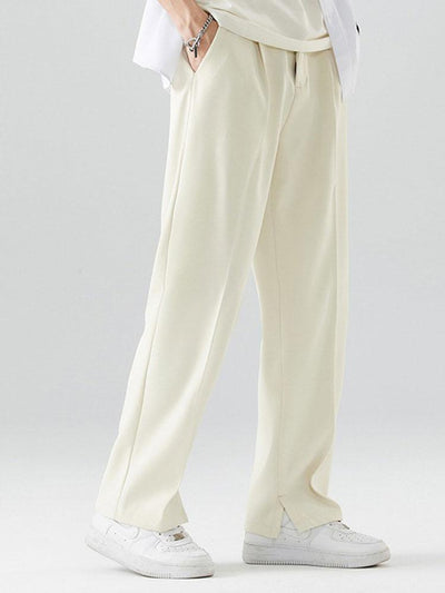Baladeva® | Slit Hem Pleated Trousers