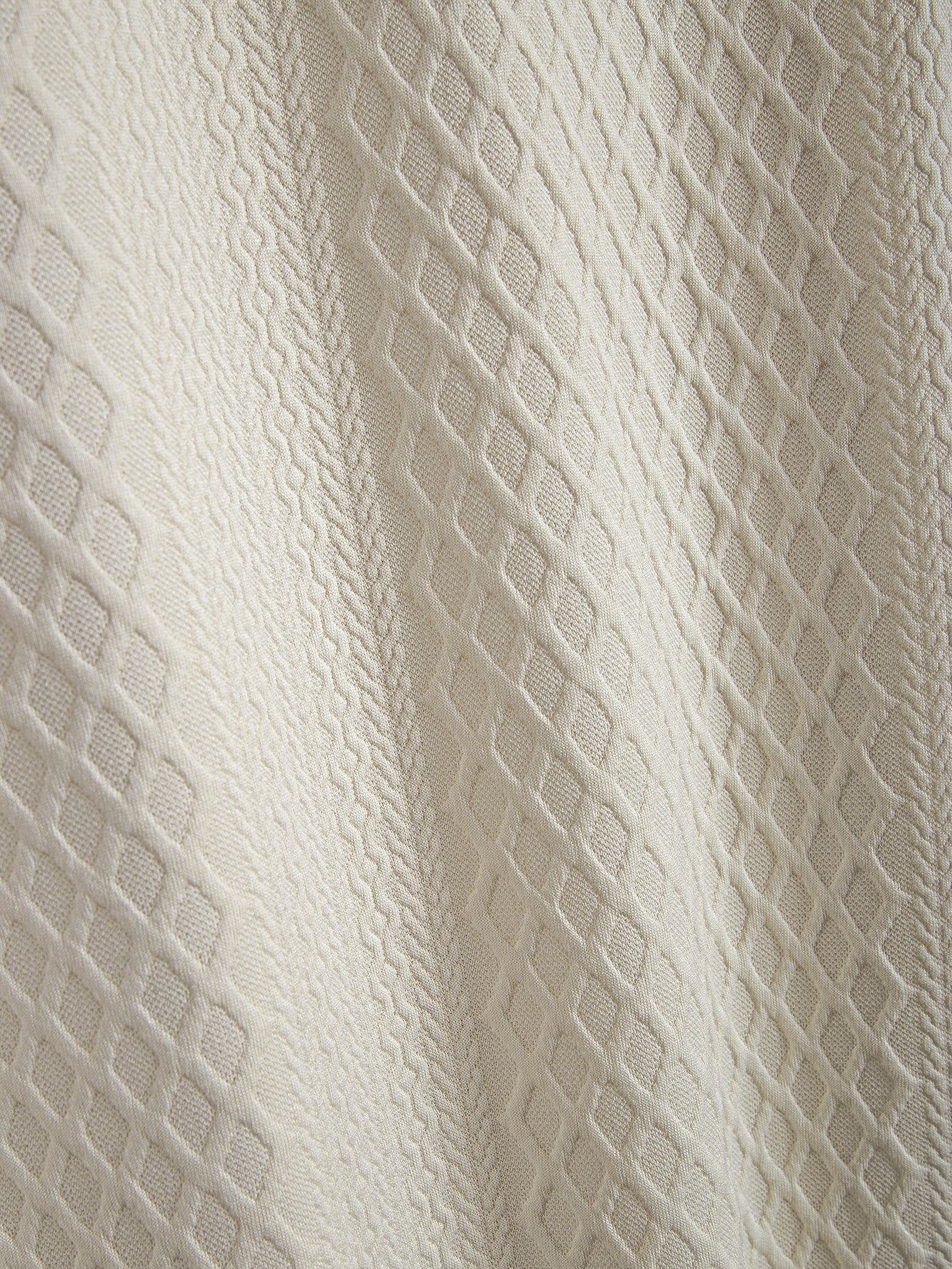 Cleto® | Rhombus Geometric Jacquard Polo