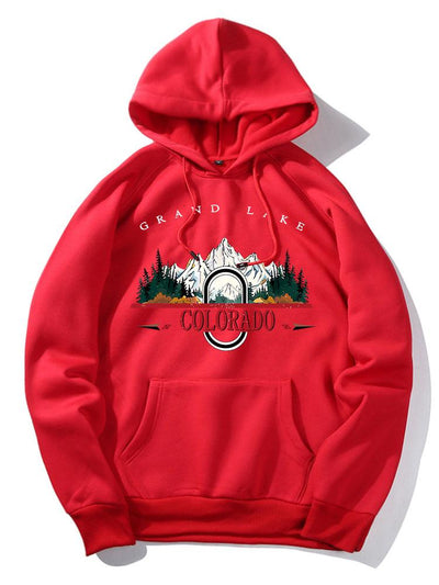 Alaric | Colorado Mountain Print Hoodie
