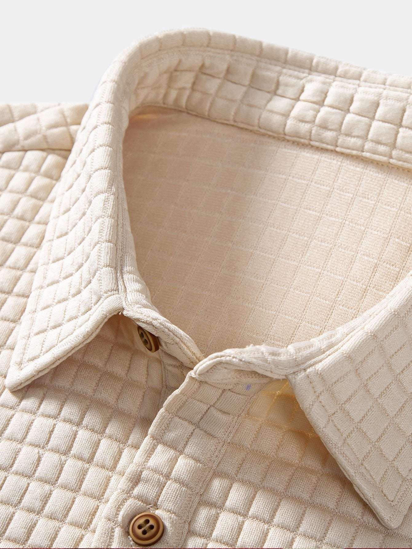 Everett | Waffle Polo With Pockets