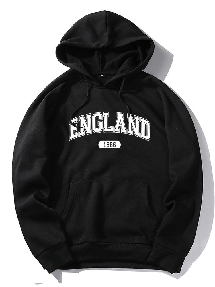 Ulric | England Letter Print Hoodie