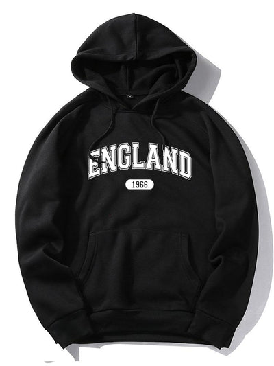 Ulric | England Letter Print Hoodie