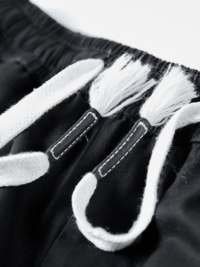 Erick | Drawstring Chino Cargo Shorts