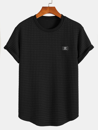 Bartolomé® | Short Sleeve Waffle Arc Hem T-Shirt