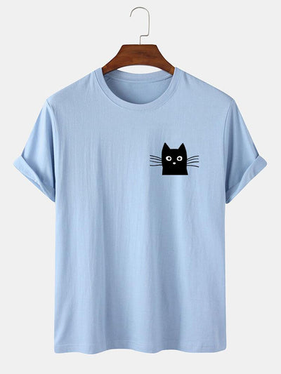 Ivan® | Cat Face Print T-Shirt