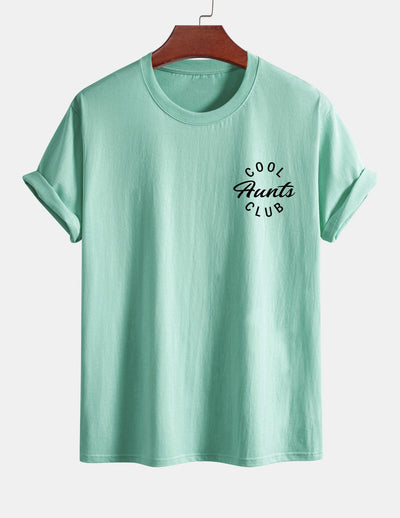 Sebastián® | Cool Aunts Club Print Cotton T-Shirt