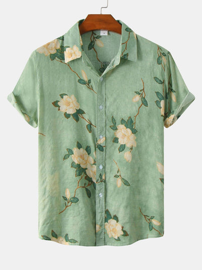 Arther® | Floral Print Button Up Shirt