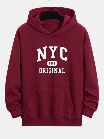 Virgil | NYC Original Print Relax Fit Hoodie