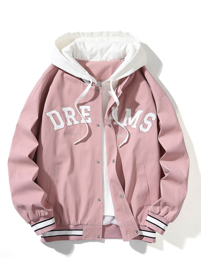 Wilder | Hooded Baseball Jacket