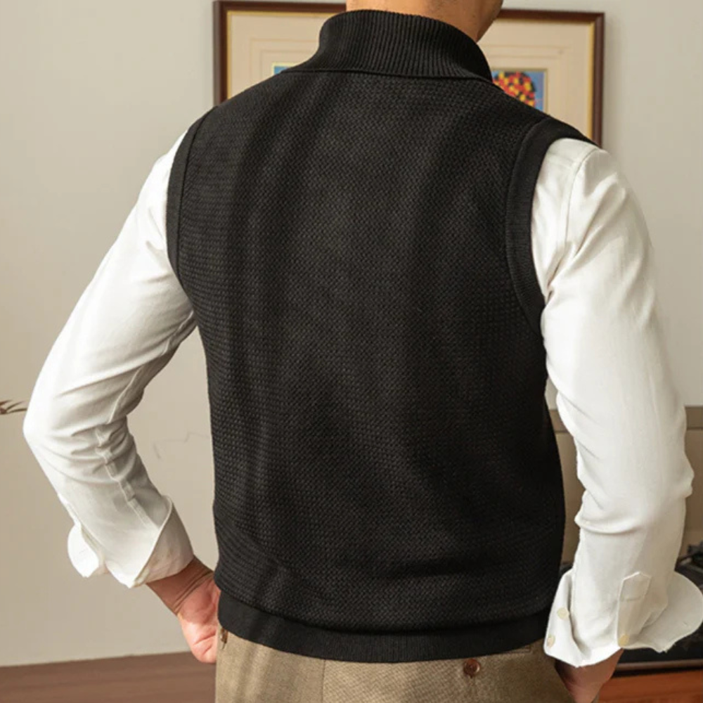 Venancio® | Modern knitted vest for men