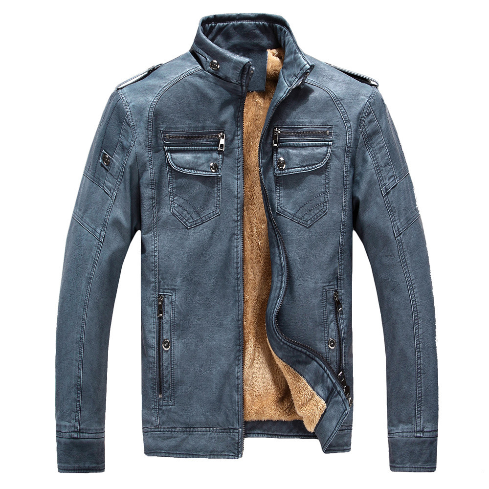 Johnathan® | Classic Leather Fleece Jacket For Men