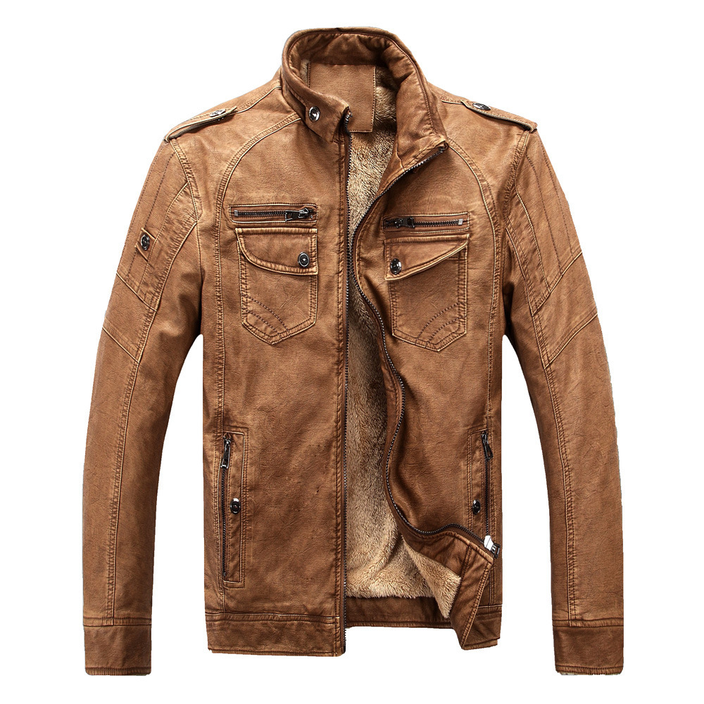 Johnathan® | Classic Leather Fleece Jacket For Men